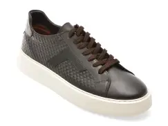 Pantofi sport BITE THE BULLET maro, WB006, din piele naturala imagine