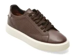 Pantofi sport BITE THE BULLET maro, WB008, din piele naturala imagine