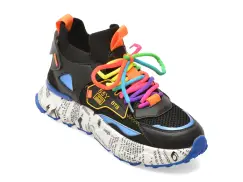 Pantofi sport BITE THE BULLET negri, 231681, din material textil imagine