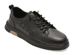 Pantofi sport BITE THE BULLET negri, 37110, din piele naturala imagine