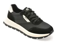 Pantofi sport BITE THE BULLET negri, 5773, din material textil imagine