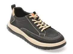 Pantofi sport BITE THE BULLET negri, 9056, din material textil imagine