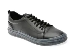 Pantofi sport BITE THE BULLET negri, AST1, din piele naturala imagine