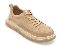 Pantofi sport BITE THE BULLET nude, 9056, din material textil imagine
