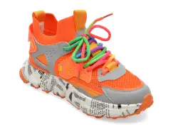 Pantofi sport BITE THE BULLET portocalii, 231681, din material textil imagine