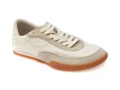 Pantofi sport BOSS albi, 2147, din material textil imagine