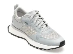 Pantofi sport BOSS albi, 3195, din material textil imagine