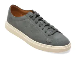 Pantofi sport BOSS gri, 3162, din piele naturala imagine