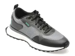 Pantofi sport BOSS gri, 3195, din material textil imagine