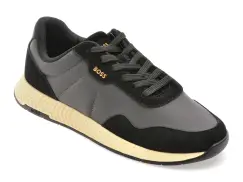 Pantofi sport BOSS gri, 6469, din material textil imagine