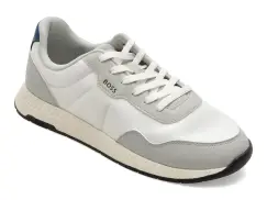 Pantofi sport BOSS gri, 6481, din material textil imagine