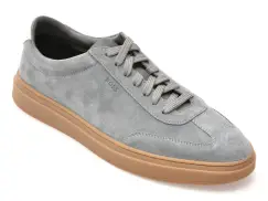 Pantofi sport BOSS gri, 8715, din piele intoarsa imagine