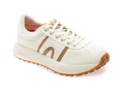 Pantofi sport CAMPER albi, K201613, din material textil imagine