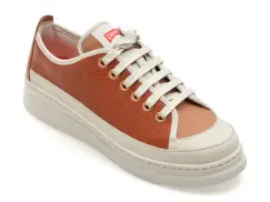 Pantofi sport CAMPER maro, K201626, din piele naturala imagine