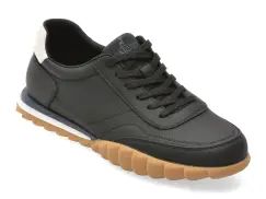 Pantofi sport CARIBU negri, V260007, din piele naturala imagine