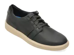 Pantofi sport CLARKS bleumarin, BRODSEA, din piele naturala imagine