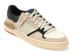 Pantofi sport CLARKS gri, COURTLITE 2 LO, din piele naturala imagine