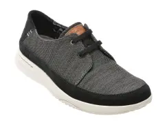 Pantofi sport CLARKS negri, EASEWAY LACE, din material textil imagine