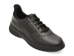 Pantofi sport CLARKS negri, MULLEAS, din piele naturala imagine