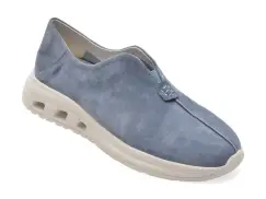 Pantofi sport EPICA albastri, QS872, din piele intoarsa imagine