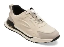 Pantofi sport EPICA albi, 18981, din piele naturala imagine