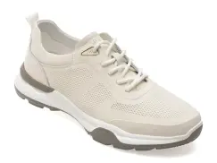 Pantofi sport EPICA albi, 37391, din piele naturala imagine