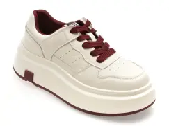 Pantofi sport EPICA albi, 556, din piele naturala imagine