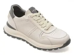 Pantofi sport EPICA albi, 5739, din piele naturala imagine