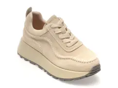 Pantofi sport EPICA albi, 6038, din piele intoarsa imagine