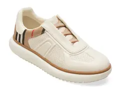 Pantofi sport EPICA albi, 6068, din piele naturala imagine