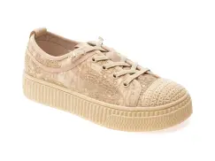 Pantofi sport EPICA aurii, 5063, din material textil imagine