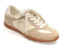 Pantofi sport EPICA bej, 25170, din material textil imagine
