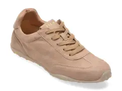 Pantofi sport EPICA bej, QS881, din piele intoarsa imagine