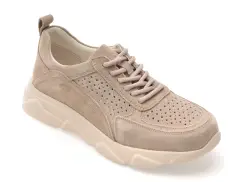 Pantofi sport EPICA gri, 18029, din nabuc imagine