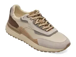 Pantofi sport EPICA gri, 25415, din piele naturala imagine