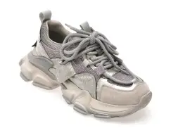 Pantofi sport EPICA gri, 5758, din material textil si piele naturala imagine
