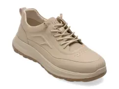 Pantofi sport EPICA gri, T2530, din piele naturala imagine