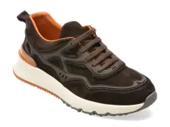 Pantofi sport EPICA maro, 215LE, din piele intoarsa imagine