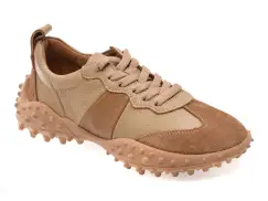Pantofi sport EPICA maro, 589A406, din piele naturala imagine