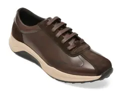 Pantofi sport EPICA maro, D0066, din piele naturala imagine
