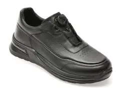 Pantofi sport EPICA negri, 250408, din piele naturala imagine