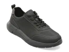 Pantofi sport EPICA negri, 250505, din piele naturala imagine