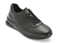 Pantofi sport EPICA negri, 56261, din piele naturala imagine