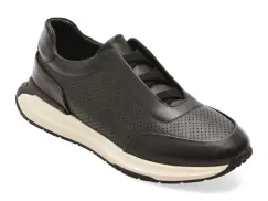 Pantofi sport EPICA negri, 59875, din piele naturala imagine