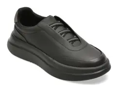 Pantofi sport EPICA negri, 6006, din piele naturala imagine