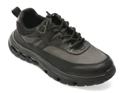 Pantofi sport EPICA negri, 703302, din piele naturala imagine