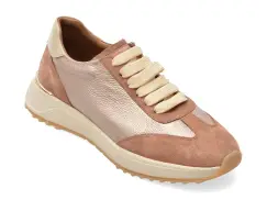 Pantofi sport EPICA nude, 1001319, din piele naturala imagine