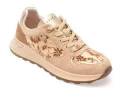 Pantofi sport EPICA nude, QS635, din material textil imagine