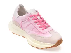 Pantofi sport EPICA roz, QS665, din material textil imagine