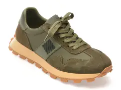 Pantofi sport EPICA verzi, 110016, din material textil imagine